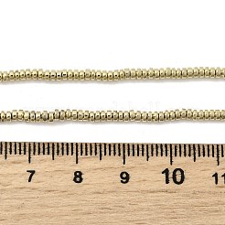 Electroplated Synthetic Non-magnetic Hematite Beads Strands&nbsp;G-H327-H01-01E