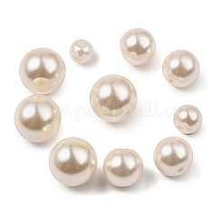 ガラスパールビーズ  ラウンド  パパイヤホイップ  5.5x4.5mm  穴：1~1.2mm&nbsp;GLAA-XCP0001-54