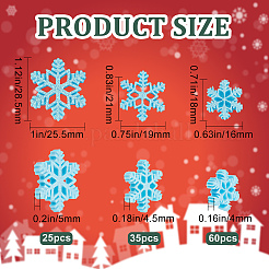 3 Styles Christmas Opaque Resin Cabochons&nbsp;CRES-GF0001-02
