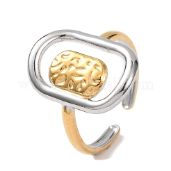 304 Stainless Steel Cuff Open Rings&nbsp;RJEW-P181-02A-A