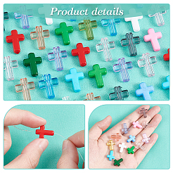 DIY Cross Beads Jewelry Making Finding Kit&nbsp;DIY-PH0021-24