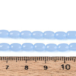 Imitation Jade Glass Beads Strands&nbsp;GLAA-T028-14J-04