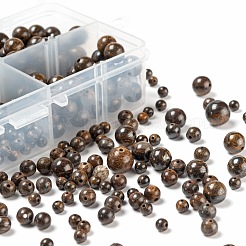 340Pcs 4 Style Natural Bronzite Beads&nbsp;G-LS0001-47