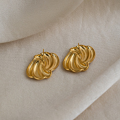 Irregular 304 Stainless Steel Stud Earrings for Women&nbsp;BM4064