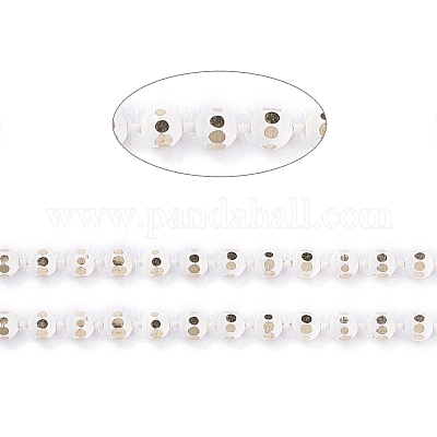 Spray Painted Brass Faceted Ball Chains&nbsp;CHC-K011-35K-1