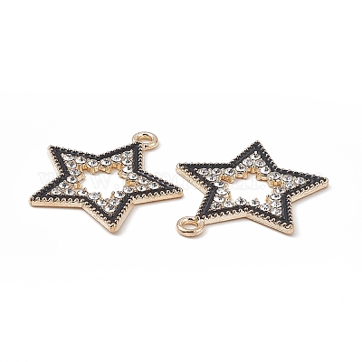 Alloy Rhinestone Pendants&nbsp;X-FIND-C019-49KCG-03-1