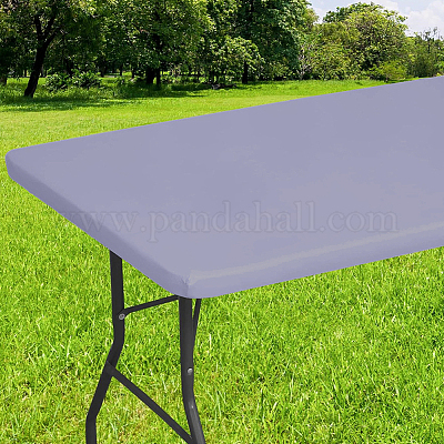 ポリエステルテーブルクロス  家の装飾用  長方形  スレートブルー  1200x750x0.5mm&nbsp;AJEW-GF0013-22A-01-1