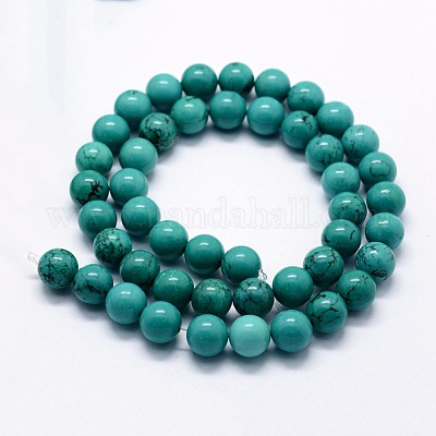 Natural Magnesite Beads Strands&nbsp;G-I199-33-8mm-1