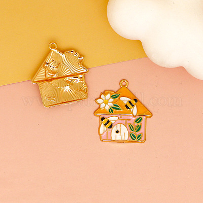 Alloy Enamel Pendants&nbsp;PW-WGEC5E2-06-1