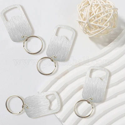 8Pcs Stainless Steel Keychains&nbsp;AJEW-CN0004-56-1