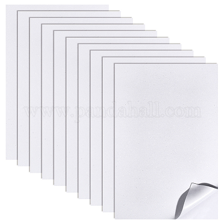 EVAスポンジペーパー  長方形  粘着剤付き  ホワイト  300x200x1.8 MMK  10個/袋&nbsp;DIY-WH0816-007-1