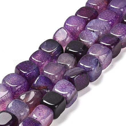 Natural Dragon Veins Agate Beads Strands G-NH0018-A01-01-1