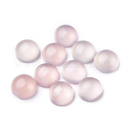 Natural Chalcedony Cabochons&nbsp;G-P393-R56-10MM-A-1