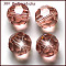 Imitation Austrian Crystal Beads, Grade AAA, K9 Glass, Faceted(32 Facets), Round, Pale Violet Red, 10mm, Hole: 0.9~1mm