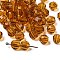 K9 Glass, Imitation Austrian Crystal Beads, Grade AAA, Faceted, Round, Goldenrod, 6mm, Hole: 0.7~0.9mm