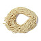 Polyester Cord, Twisted Cord, Lemon Chiffon, 5mm, about 97~100m/bundle