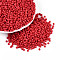 Baking Paint Glass Seed Beads, Indian Red, 8/0, 3mm, Hole: 1mm, about 10000pcs/bag