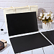 プラスチックシート  長方形  ブラック  300x200x1.2mm&nbsp;DIY-WH20079-041A-01-4