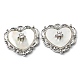 Brass Cubic Zirconia Pendants&nbsp;KK-K334-02P-1