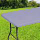 ポリエステルテーブルクロス  家の装飾用  長方形  スレートブルー  1200x750x0.5mm&nbsp;AJEW-GF0013-22A-01-6