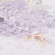 プラスチックスパンコール  縫製工芸品の装飾  ウサギの頭部  ラベンダー  4x4x0.2mm&nbsp;PVC-R024-04B-3