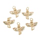 Brass Enamel  Pendants&nbsp;KK-C223-12G-2