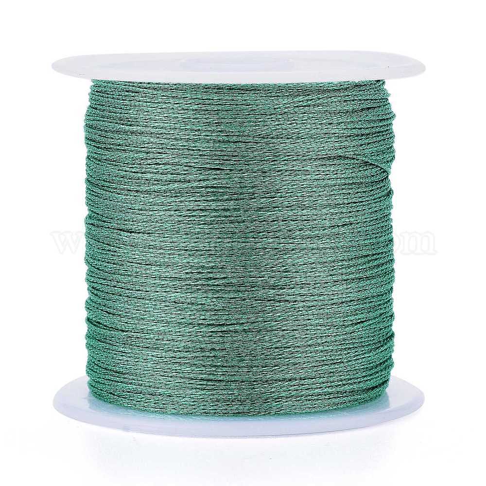 Wholesale Polyester Braided Metallic Thread - Pandahall.com