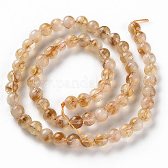 Heated Natural Citrine Beads Strands&nbsp;G-S362-105B