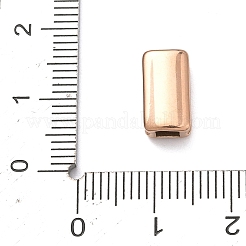 304ステンレススチールスライドチャーム  長方形  イオンプレーティング（ip）  ライトゴールド  11x6x4mm  穴：3.5x2.5mm&nbsp;STAS-A138-08KCG