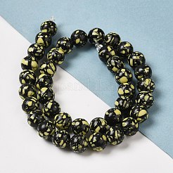 Synthetic Gemstone Dyed Beads Strands&nbsp;G-P507-03B-04