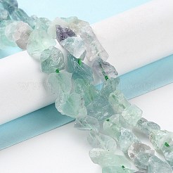 Raw Rough Natural Fluorite Beads Strands&nbsp;G-B065-C19