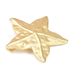 合金ビッグサイズペンダントトップ  マットゴールドカラー  スター  64x67x5mm  穴：5.5x10mm&nbsp;X-FIND-I074-01MG-01