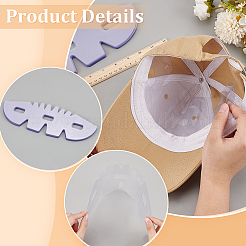 Resin Hat Shaper Insert for Baseball Caps&nbsp;FIND-WH0126-703B