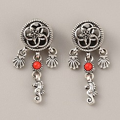 Tibetan Style Alloy European Dangle Charms&nbsp;FIND-TAC0001-68