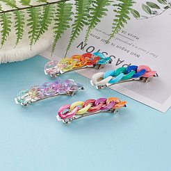 Platinum Plated Iron Hair Barrette&nbsp;PHAR-JH00069
