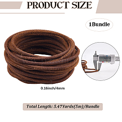 5M DIY Frosted Cowhide Leather Cord&nbsp;OCOR-GF0004-97C-04