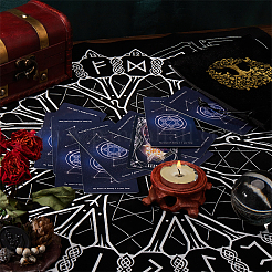 1Pc Lint Square Tarot Tablecloth&nbsp;AJEW-CN0002-18