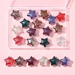 21Pcs 7 Colors Transparent Acrylic Beads&nbsp;OACR-FS0001-95