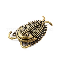 Brass Trilobite Miniature Figurines Statues for Home Office Desktop Ornament&nbsp;KK-S335-03AB-A