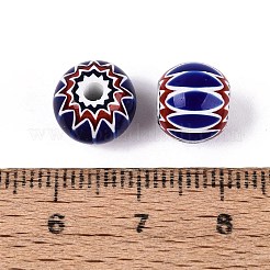 Handmade Millefiori Glass Rondelle Beads&nbsp;LA-UK0001-01