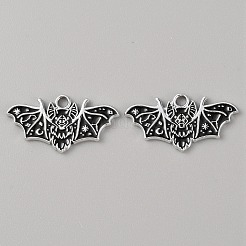 合金エナメルチャーム  バットチャーム  プラチナ  13.5x25.5x1mm  穴：3mm&nbsp;PALLOY-WH0105-22C