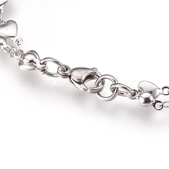 Tarnish Resistant 304 Stainless Steel Multi-strand Bracelets&nbsp;BJEW-G596-08P