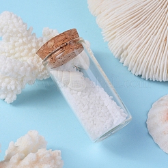 Empty Small Glass Cork Bottles&nbsp;AJEW-WH0035-03-3x6cm