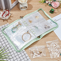 PVC Loose Leaf Jewelry Storage Bag&nbsp;ODIS-WH0038-90A