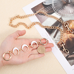 Alloy Curb Chain Bag Handles&nbsp;FIND-WH0120-77B