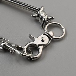 Iron & Alloy Barbed Wire Link Chains for Jeans Pants&nbsp;AJEW-WH20020-243