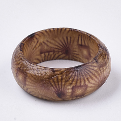 Wood Thumb Rings&nbsp;RJEW-N028-05-M