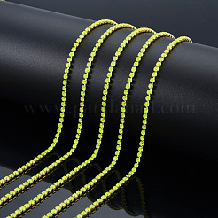 Brass Rhinestone Strass Chains&nbsp;CHC-N017-003B-B02