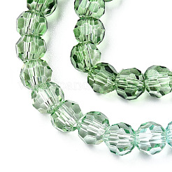 Transparent Glass Beads Strands&nbsp;LS-GLAA-E036-07L