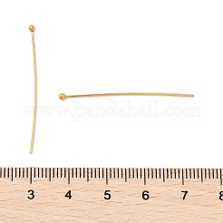 304ステンレススチールボールヘッドピン  イオンプレーティング（ip）  18KGP本金メッキ  36x1.8mm&nbsp;STAS-F312-19G-02